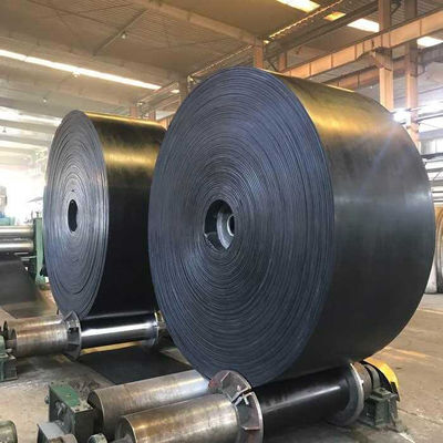 Vành đai vận chuyển dây thép chống rách màu đen ST1000 Vành đai vận chuyển dây thép cho các ứng dụng hạng nặng
