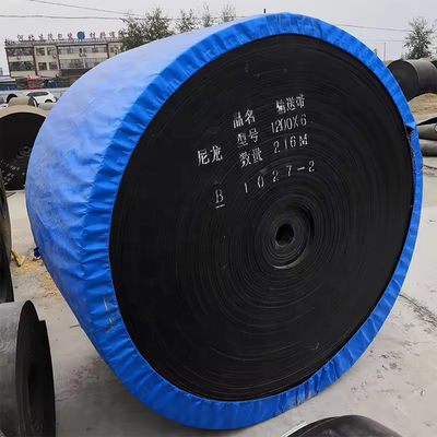 Vành đai vận chuyển dây thép chống rách màu đen ST1000 Vành đai vận chuyển dây thép cho các ứng dụng hạng nặng