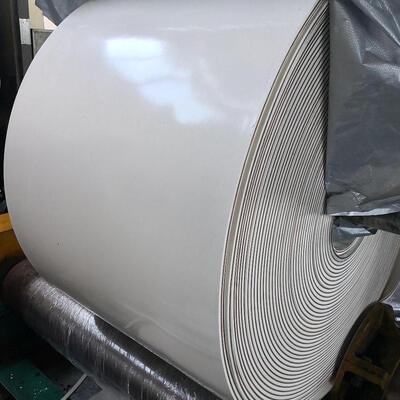 White NN Rubber Conveyor Belt with 3-12 Layers and 15Mpa Tensile Strength